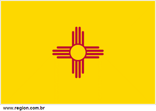 Bandeira do Estado Americano Novo México