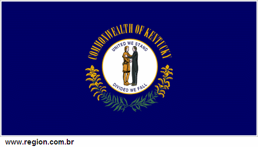 Bandeira do Estado Americano Kentucky