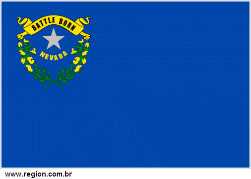 Bandeira do Estado Americano Nevada