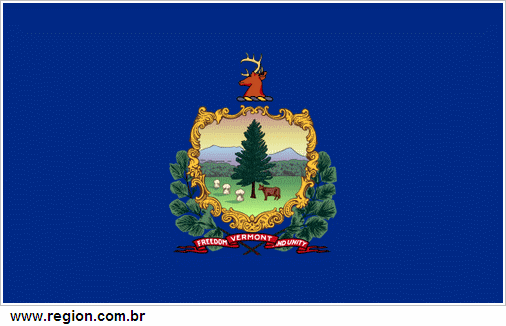 Bandeira do Estado Americano Vermonte