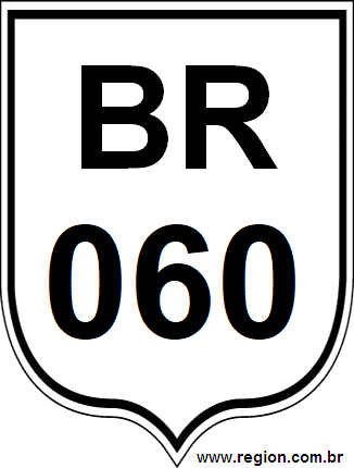 Placa da BR 060