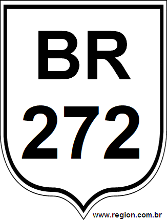 Placa da BR 272