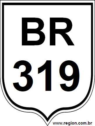 Placa da BR 319