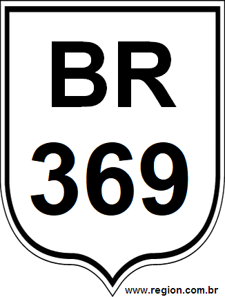 Placa da BR 369
