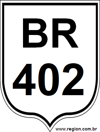 Placa da BR 402