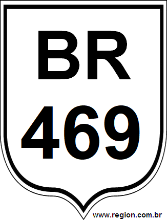Placa da BR 469