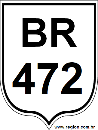 Placa da BR 472