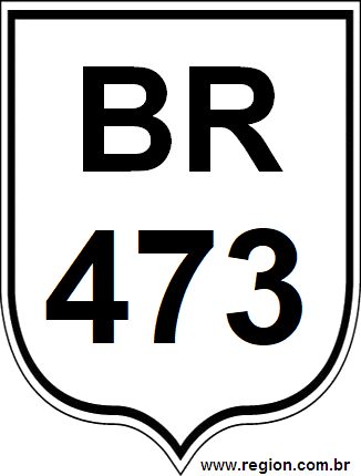 Placa da BR 473